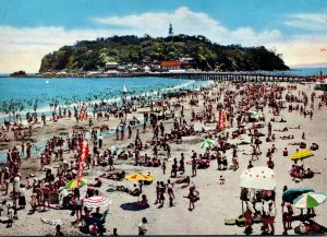 Japan Enoshima Island At Summer