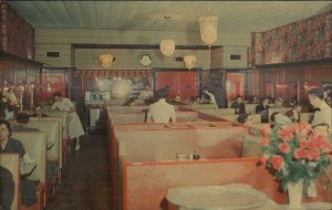 Rutland VT Kong Chow Chinese Restaurant JUKEBOX? 1950s Postcard