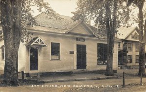 New Hampton NH Post Office Real Photo Postcard