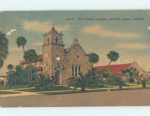 Linen CHURCH SCENE Daytona Beach Florida FL G4152