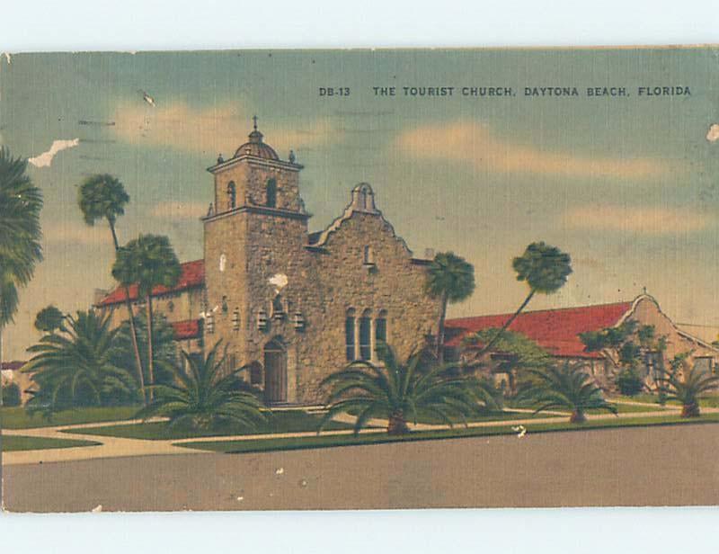 Linen CHURCH SCENE Daytona Beach Florida FL G4152