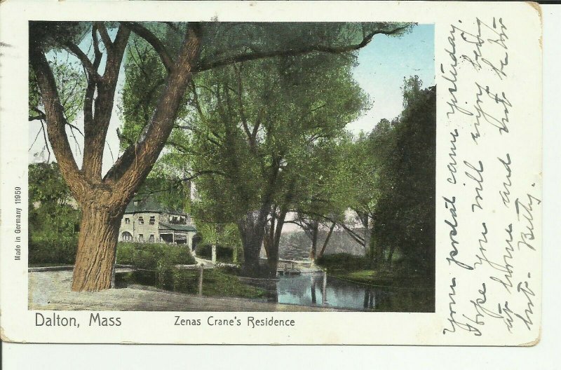 Dalton,Mass., Zenas Crane Residence