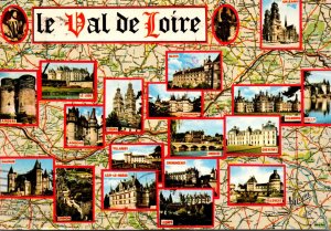 France Le Val De Loire Map With Multi View