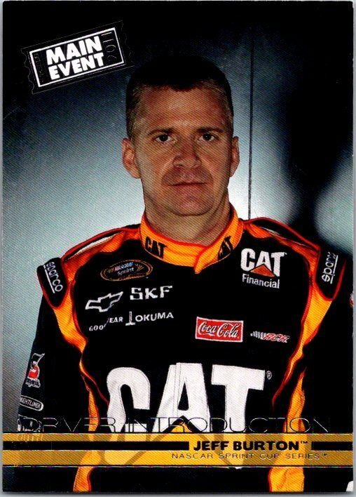 2011 NASCAR Sports Card Jeff Burton sk12106