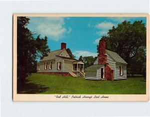 Postcard Red Hill Patrick Henrys Last Home Brookneal Virginia USA