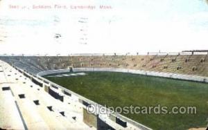 Cambridge, Mass. USA Soldiers Field, , Football, Rugby, 1909 lots of corner w...