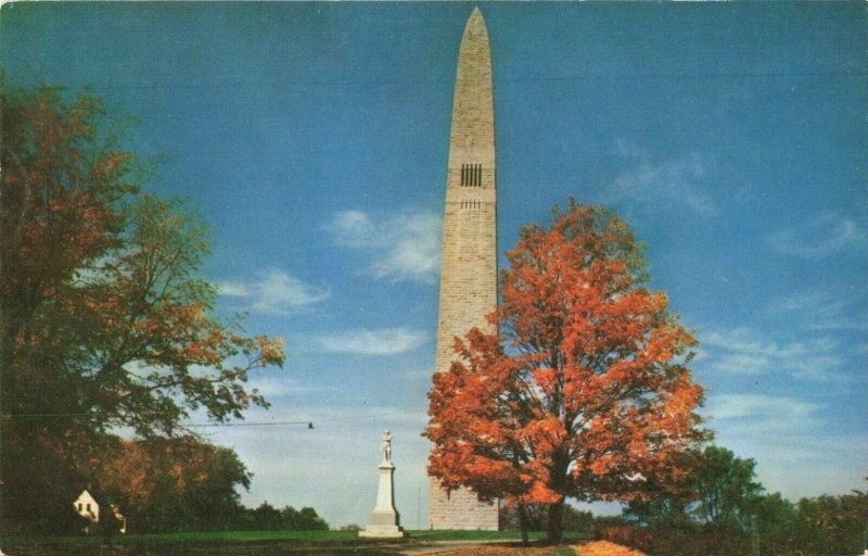 Postcard Battle Monument Bennington Vermont 