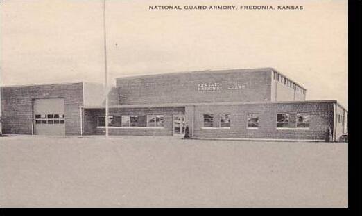 Kansas Fredonia National Guard Armory Artvue