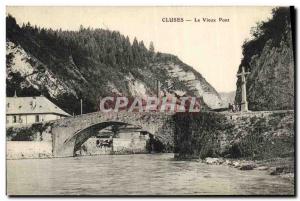 Old Postcard Cluses Old Bridge