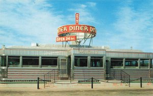 Somers Point NJ The Point Diner Open 24 Hours Postcard