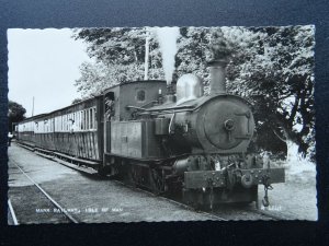 Isle of Man MANX RAILWAY c1950s RP Postcard by Valentine R4841