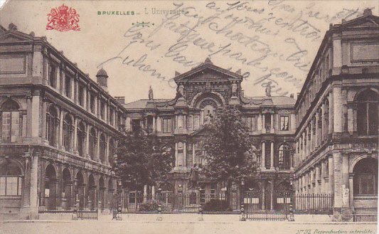 Belgium Brussells L'Universite 1907