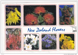 7-Stickers of New Zealand Flowers, PU-1993