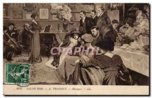 Old Postcard Fancy Fair 1910 truchet Music