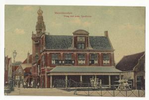 Netherlands Monnikendam Waag met ouda Speeltoren Vtg Postcard Trenkler c 1910