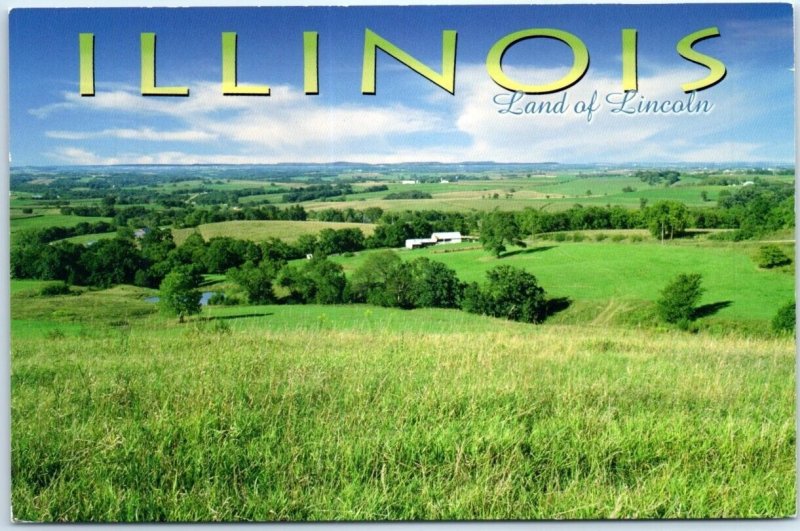 Postcard - Land of Lincoln - Illinois