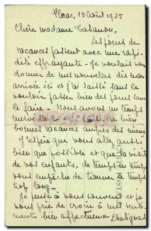 Old Postcard Florac Source du Pecher