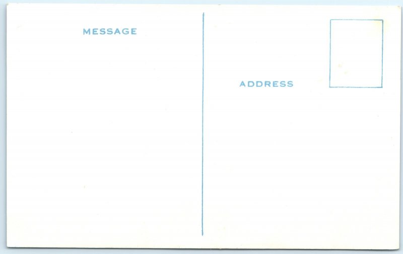 c1960s USS Amphion AR-13 US Navy Repair Ship WWII Blue Litho Photo Unique A314