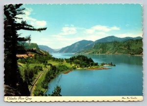 Columbia River Gorge Between Oregon & Washington 4x6 Postcard 1772
