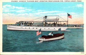 Texas Corpus Christi Steamer Japonica Pleasure Boat Operating Fro...