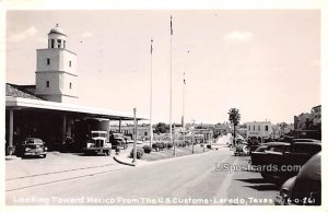 Looking Toward Mexico fro US Customs - Laredo, Texas