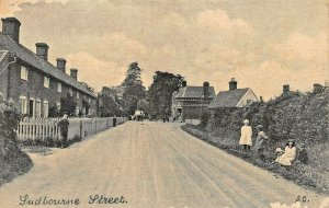 SUDBOURNE SUFFOLK ENGLAND~SUDBOURNE STREET~EARLY PHOTO POSTCARD