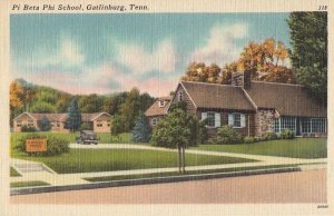 Postcard Pi Beta Phi School Gatlinburg TN