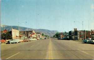 Postcard Main Street in Fillmore, Utah