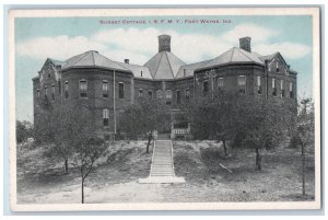 Panoramic View Of Sunset Cottage I.S.F.M.Y. Fort Wayne Indiana IN Postcard