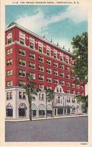 Postcard The Prince Charles Hotel Fayetteville NC