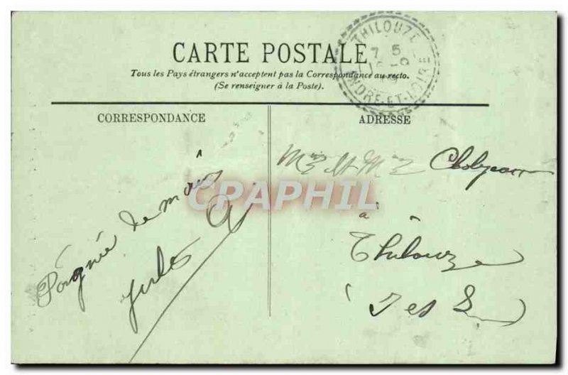 Old Postcard Chateau Langeais Facade East