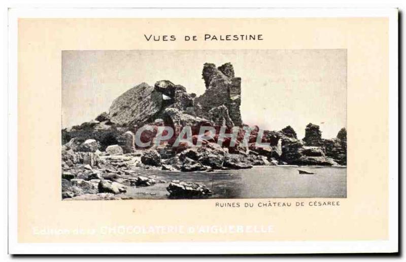 Postcard Views Of Ancient Ruins Palestine Du Chateau De Caesarea