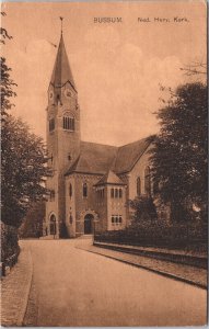 Netherlands Bussum Nederlands Hervormde Kerk Vintage Postcard 09.38