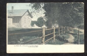 LA MOTT PENNSYLVANIA LAMOTT SCHOOL BUILDING VINTAGE POSTCARD