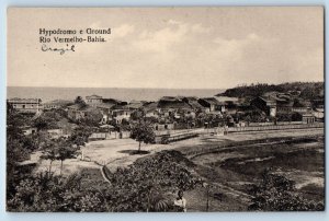 Brazil Postcard Bahia Hypodromo e Ground Rio Vermelho 1926 Vintage Unposted