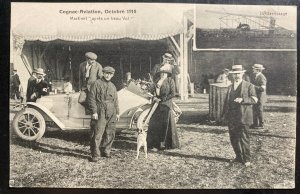 Mint France Real Picture Postcard Early Aviation Cognac 1910 Martinet Before Fli