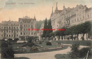 Czech Republic, Marienbad, Marianske Lazne, Franz Josefs-Platz, 1904 PM