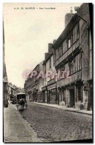 Postcard Old Bayeux Rue Saint-Malo