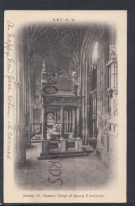 London Postcard - Henry VII, Tomb of Queen Elizabeth    RS17140