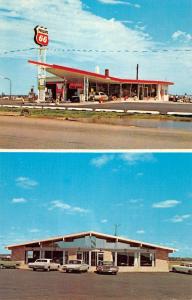 Sauk Centre Minnesota Philips 66 Hi Ho Cafe Multiview Vintage Postcard K86877