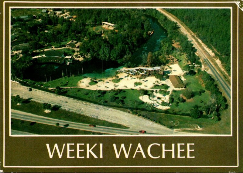 Florida Weeki Wachee Panoramic Aerial View