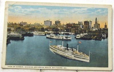 H2012     BALTIMORE,  MD.    POSTCARD,  HARBOR