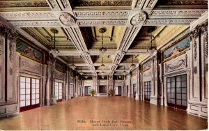 Salt Lake City, Utah - The Ballroom at the Hotel Utah - c1909