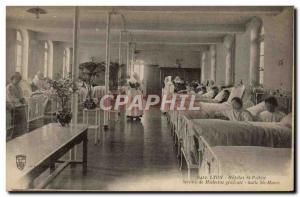 Old Postcard Lyon Hopital St Pothin medicine service General Room Nurse Ste M...