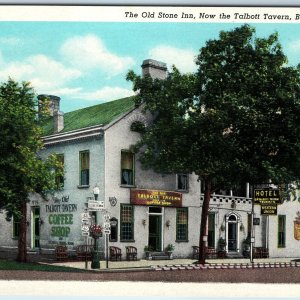 1939 Bardstown, KY Talbott Tavern Bar Pub Old Stone Inn Store Exterior Sign A225