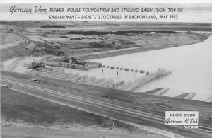 Postcard 1953 North Dakota Garrison Dam Power House Foundation Allison 23-13293