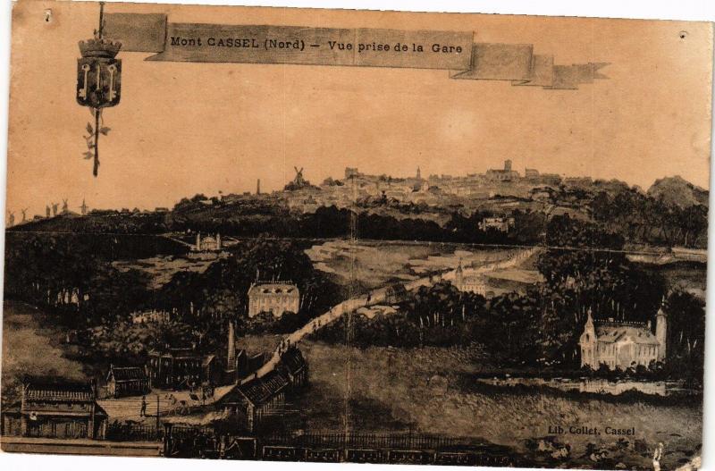 CPA MONT-CASSEL - Vue prise de la Gare (136407)