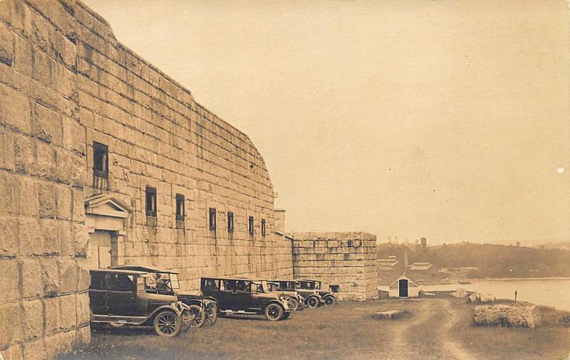 Prospect ME Fort Knox  Old Cars C. A. Townsend Publisher in 1929 RPPC