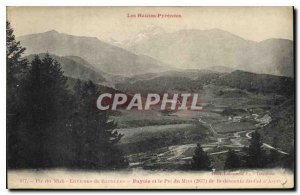 Postcard Old Pic du Midi Surroundings of Bagneres Payole and the Pic du Midi ...