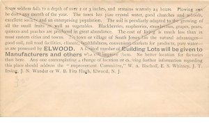 Elwood envelope, 6 inch x 3 1/4 inch in Elwood, New Jersey